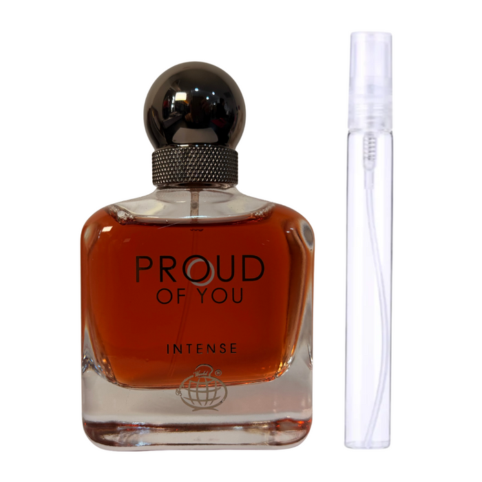 Decant Fragance World Proud Of You Intense Edp Hombre - Decant.cl