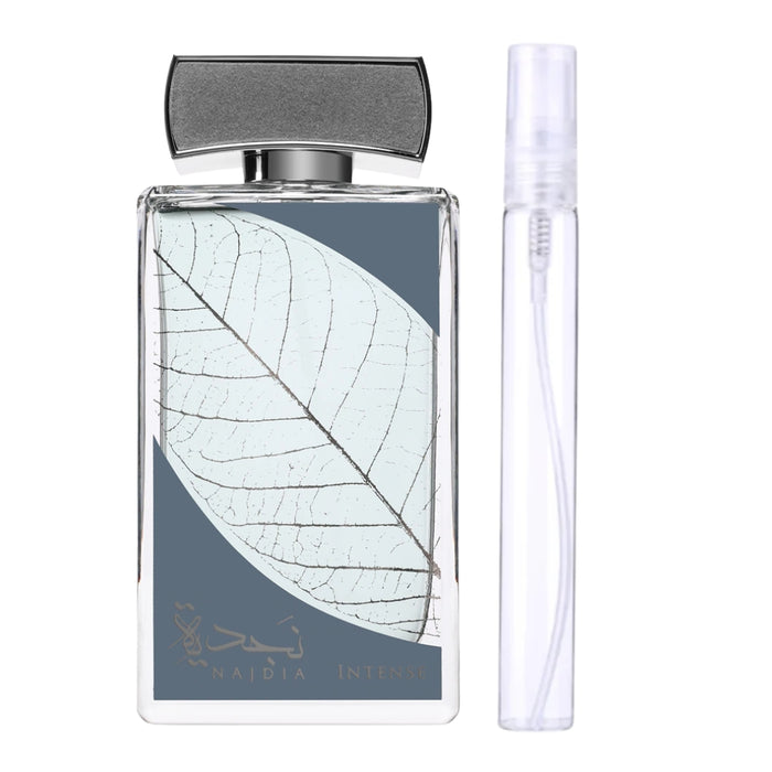 Decant Lattafa Najdia Intense EDP Hombre (Jpg Le Beau Paradise Garden) - Decant.cl