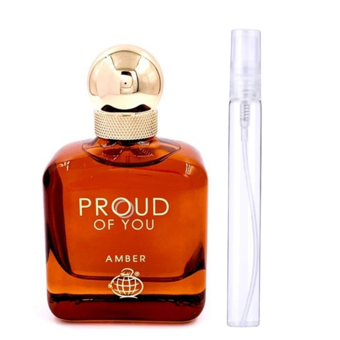 Decant Fragrance World Proud Of You Amber Edp Unisex (Armani Stronger With You Amber) 10 ML