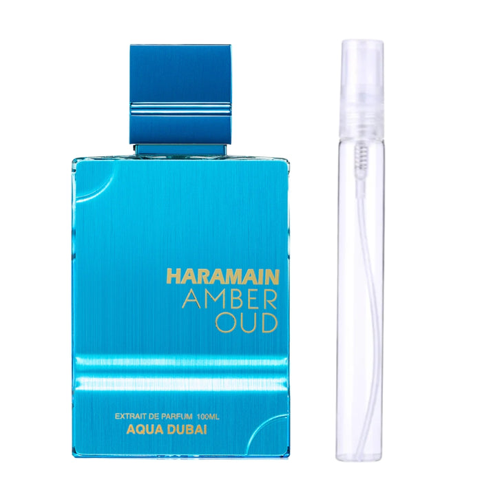 Decant Al Haramain Amber Oud Aqua Dubai Extrait De Parfum Unisex