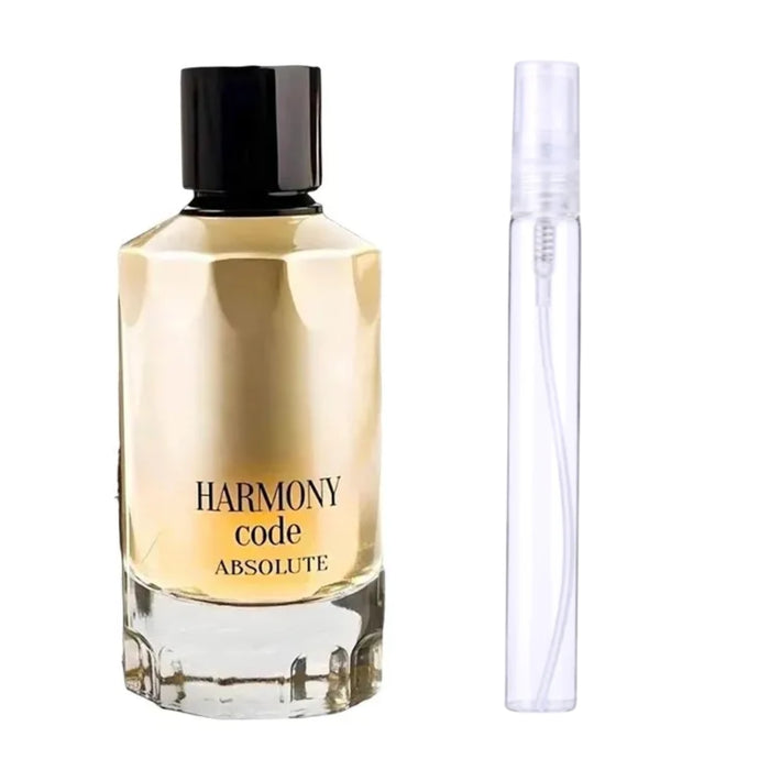 Decant Fragrance World Harmony Code Absolute Edp Hombre (Armani Code Absolu) - Decant.cl