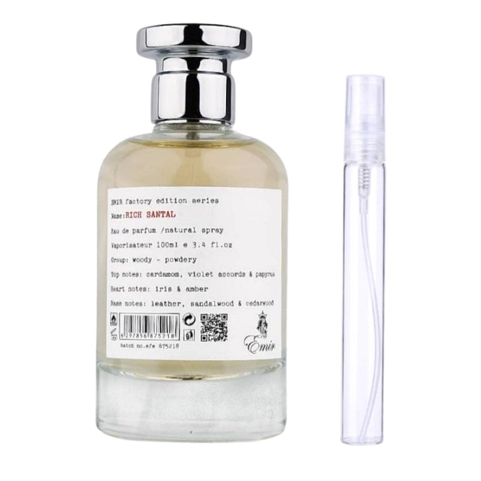 Decant Paris Corner Rich Santal Edp Unisex (Lelabo Santal 33) 10 ML Paris Corner