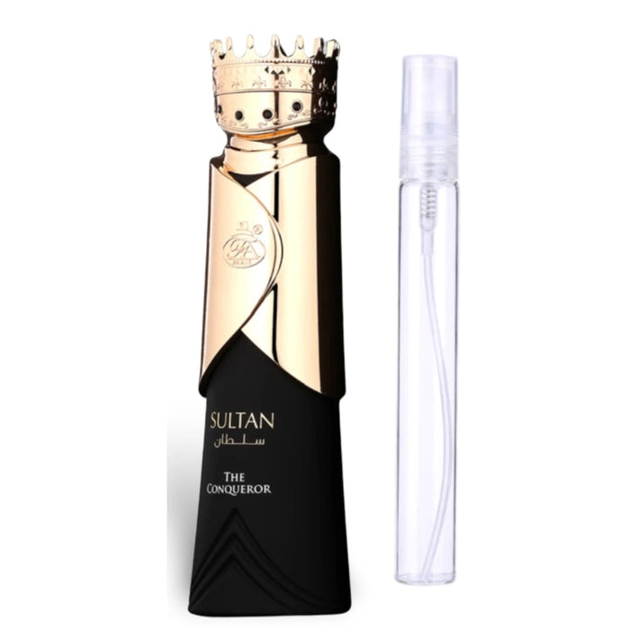 Decant Fragrance World Sultan The Conqueror Edp Hombre (Chopard black incense malaki) Fragrance World 10 ml