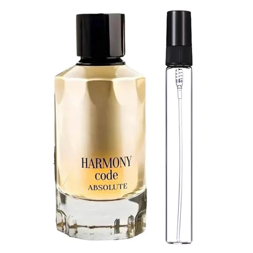 Decant Fragrance World Harmony Code Absolute Edp Hombre (Armani Code Absolu) - Decant.cl