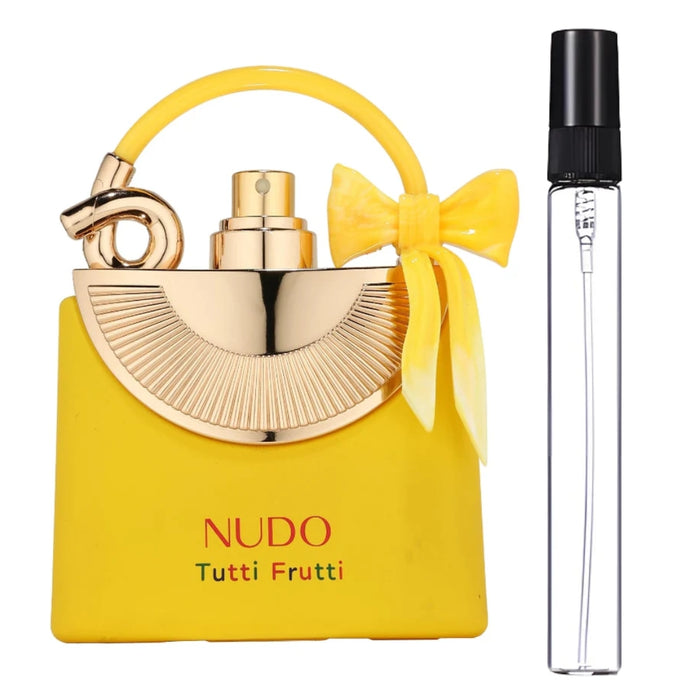 Decant Fragrance World Nudo Tutti Fruity Edp Unisex - Decant.cl