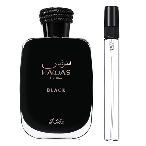 Decant Rasasi Hawas Black EDP Hombre - Decant.cl
