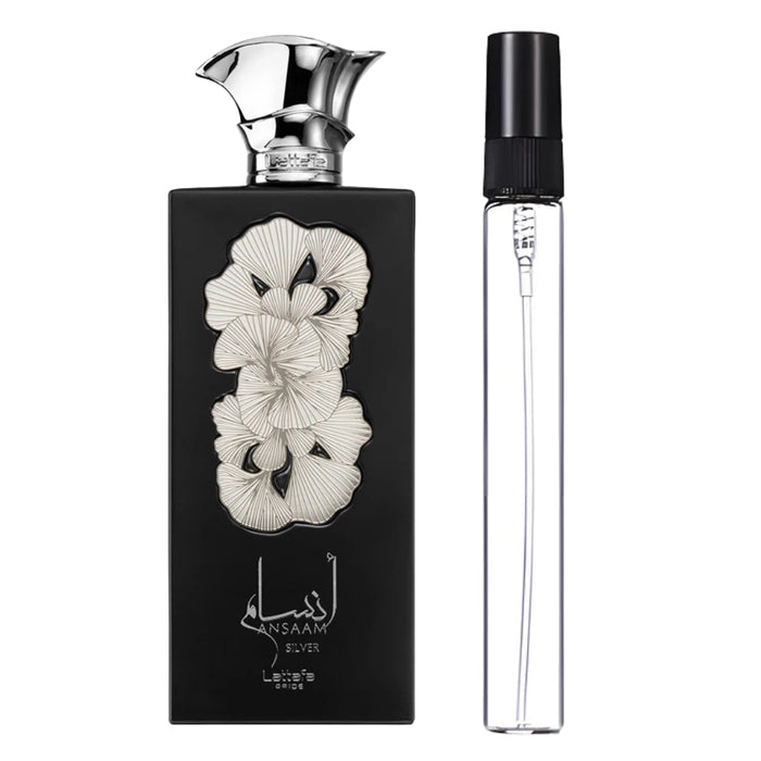 Decant Lattafa Pride Ansaam Silver EDP Unisex - Decant.cl