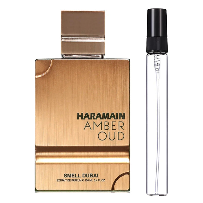Decant Al Haramain Amber Oud Smell Dubai Extrait Hombre