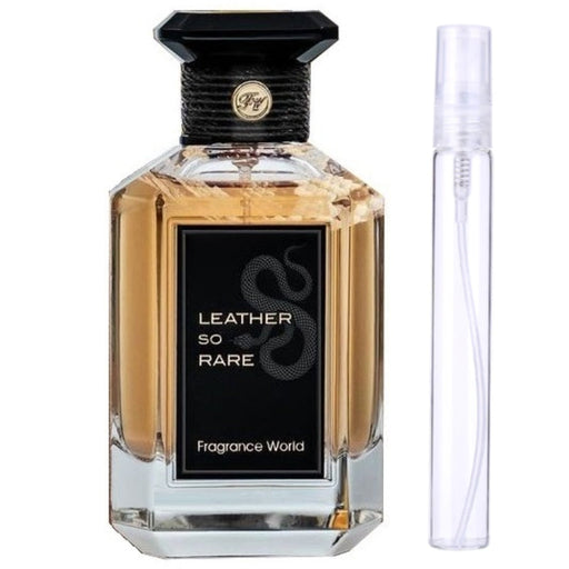 Decant Fragrance World Leather So Rare Edp Unisex Fragrance World 10 ml