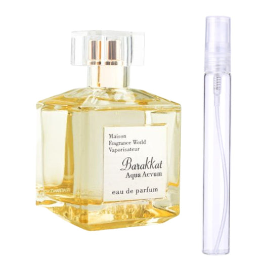 Decant Fragrance World Barakkat Aqua Aevum Edp Unisex Fragrance World 10 ml