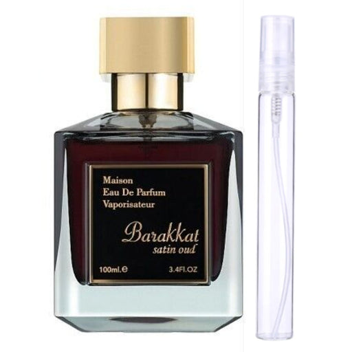 Decant Fragrance World Barakkat Satin Oud Edp Unisex Fragrance World 10 ml