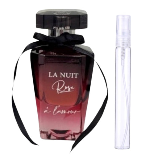 Decant Fragrance world La Nuit Rose A L'amour Edp Mujer 10 ML Yauras Perfumería