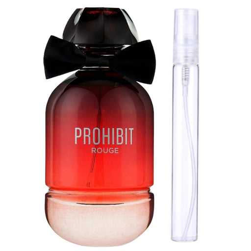 Decant Fragrance world Prohibit Rouge Edp 10 ML Yauras Perfumería